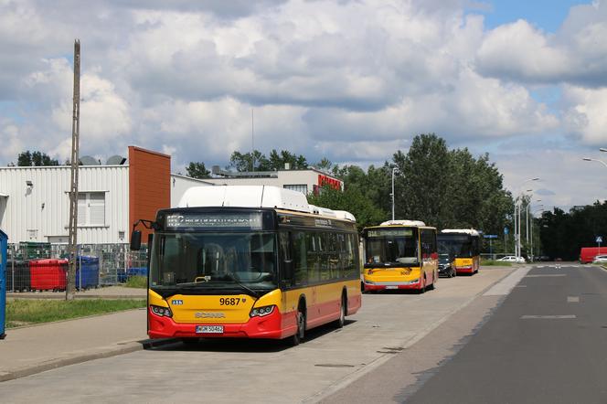 Autobusy linii 152 w Warszawie