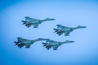 Rosyjski Su-35 zestrzelony nad Rosją? Ukraińcy chwalą się sukcesem
