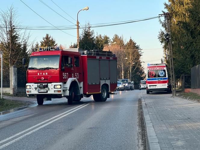 Koszmarny pożar pod Piasecznem. W płomieniach zginął starszy mężczyzna