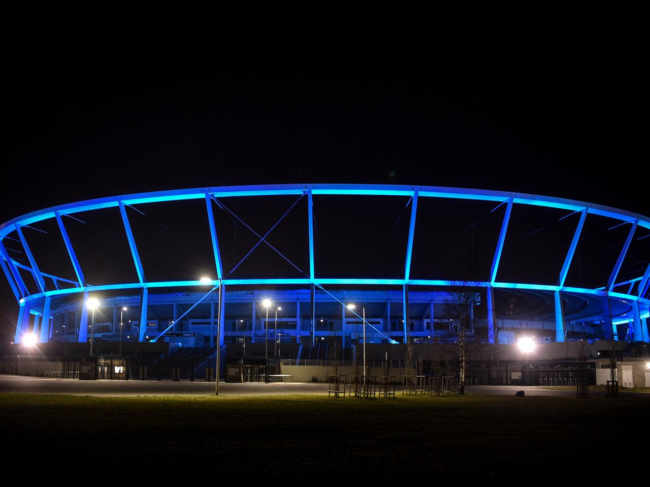 Stadion Śląski rozświetli się na niebiesko 