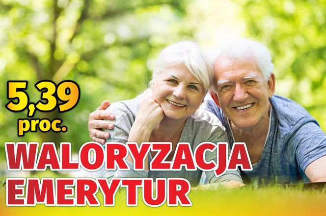 Waloryzacja emerytur 5,39 proc.