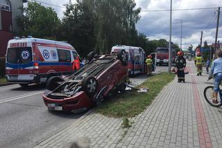 Wypadek na skrzyżowaniu Romanowicza i Parkowej w Tarnowie