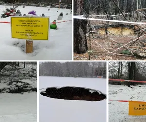 TYLKO U NAS. Zapadliska w Trzebini. Naukowiec AGH jasno o konieczności ewakuacji mieszkańców