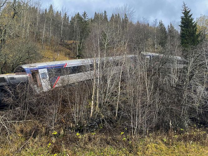 Wykolejanie pociągu w Norwegii