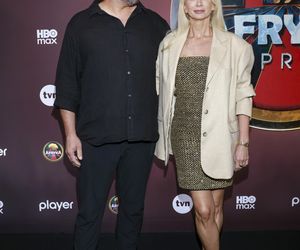 Piotr Domaniecki i Ewa Gawryluk na pokazie Afryka Express