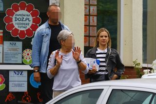 Zakupy Marty Nawrockiej pod okiem ochroniarza