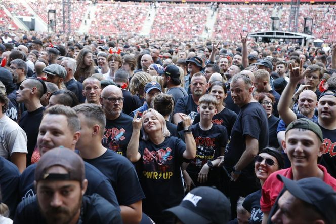 Koncert AC/DC w Warszawie (4.07.2025) - część pierwsza. Organizatorem koncertu jest Live Nation