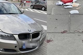 Warszawa: Makabra na Woli. BMW roztrzaskało pieszego na przejściu