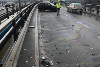 Kolizja na moście gen. Zawackiej - znamy ustalenia policji