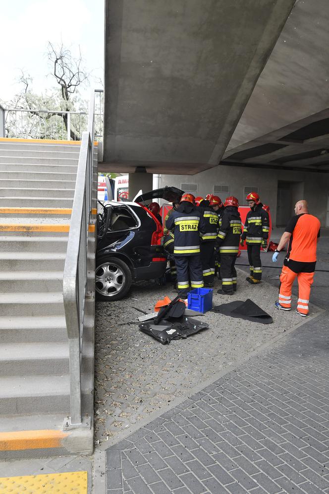 Wypadek koło Wału Miedzyszyńskiego