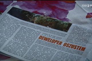 M jak miłość, odc. 1457. Andrzejek (Tomasz Oświeciński) oszukany przez dewelopera