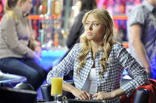 Joanna Opozda na planie serialu Pierwsza miłość 