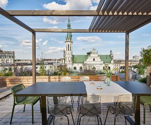 Apartament z widokiem na Warszawę - projekt Joanny Kulczyńskiej