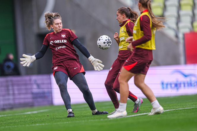 Marta Nawrocka na zgrupowaniu piłkarskiej reprezentacji kobiet