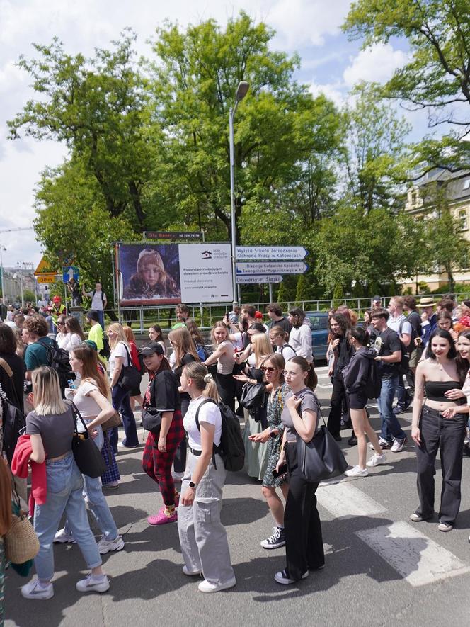 Juwenalia Śląskie 2024. Korowód przeszedł ulicami Katowic. Studenci mają klucze do miasta