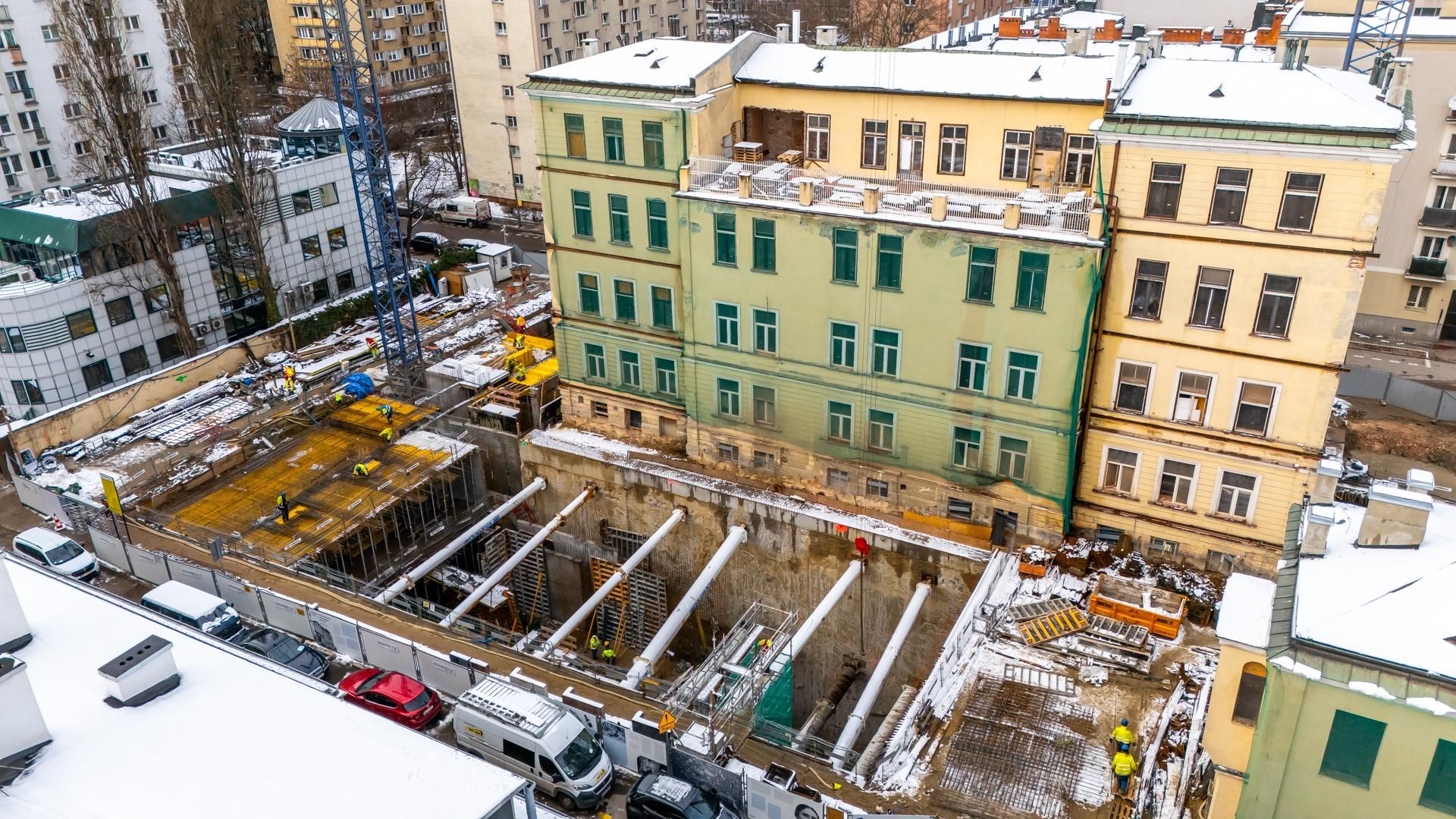 Budowa Muzeum Getta Warszawskiego 