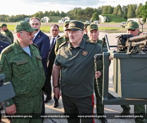 Prezydent Białorusi Aleksandr Łukaszenko 