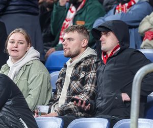 Kibice na meczu Polska -Nowa Zelandia na Stadionie Śląskim