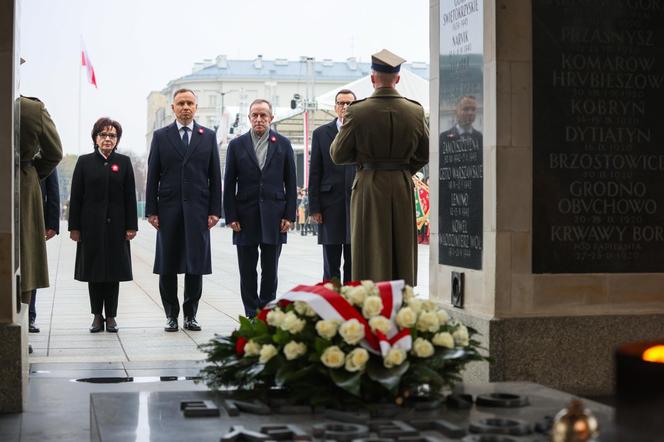 Uroczystości przed Grobem Nieznanego Żołnierza