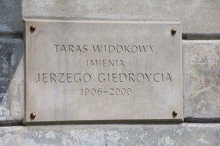 Taras widokowy na placu im. Jerzego Giedroycia w Lublinie