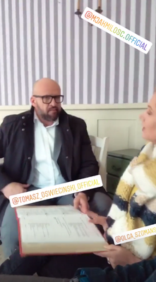 M jak miłość, Marzenka (Olga Szomańska), Andrzejek (Tomasz Oświeciński)