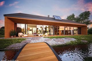 Projekt domu EC317a Dom oszczędny wariant I - wizualizacje, plany, rysunek, zdjęcia