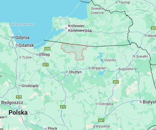 1. powiat bartoszycki - 16,4 proc.