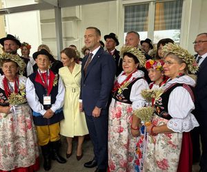 Koło Gospodyń Wiejskich w Puszynie na Dożynkach Prezydenckich w Warszawie