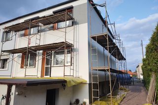 Dom w trakcie remontu