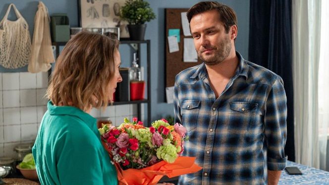 Barwy szczęścia odc. 3128. Beata (Anita Jancia), Damian (Michał Lesień-Głowacki)