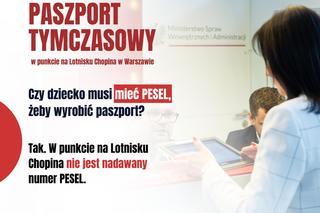 Pytania i odpowiedzi (Q&A) dotyczące szybkiego paszportu tymczasowego na Lotnisku Chopina