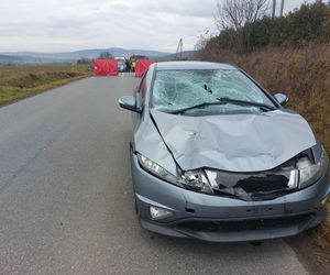 Wypadek w Bieździadce koło Jasła