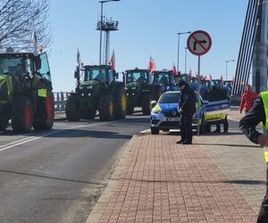 Protest rolników w Opolu w środę 19 marca 2025 roku