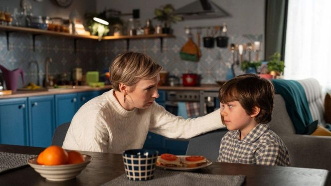 Barwy szczęścia odc. 3215. Sonia (Weronika Nockowska), Mateuszek (Filip Kowalewicz)