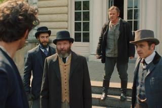 Matylda odc. 11. Tadeusz Biliński (Ireneusz Czop), Robert Boden (Kamil Szeptycki), Adam (Jędrzej Hycnar), Witold Różański (Dariusz Chojnacki)