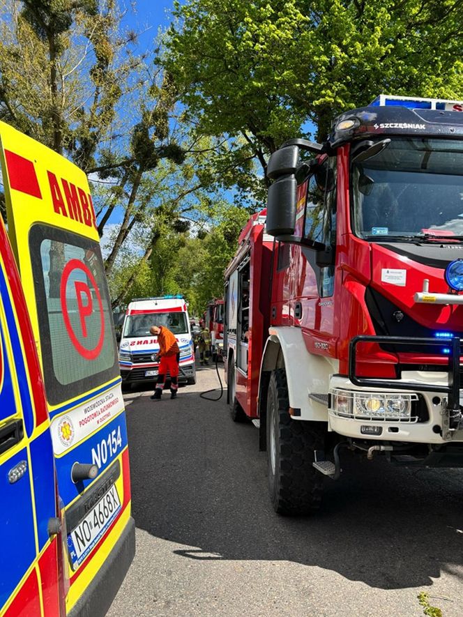Śmiertelny wypadek pod Olsztynem. 39-latek zignorował znak "stop"? [ZDJĘCIA].