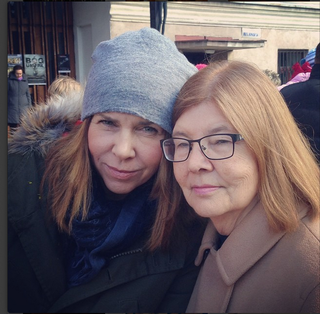 Katarzyna Kolenda-Zalewska z mamą