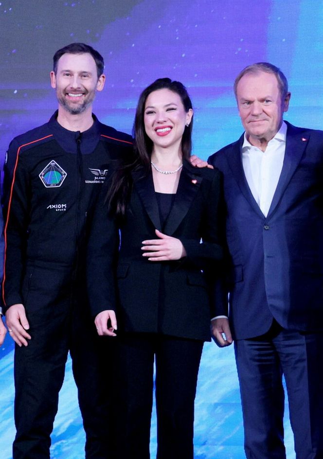 Aleksandra Uznańska-Wiśniewska i Sławosz Uznański-Wiśniewski 