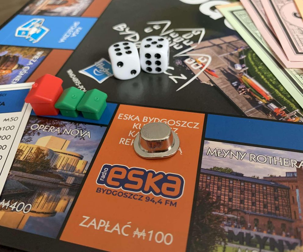 Premiera Monopoly Bydgoszcz. Na planszy jest wszystko, co najlepsze w mieście. Polubicie pole Eski Bydgoszcz? 