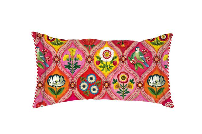 Poduszka dekoracyjna z motywem kwiatowym