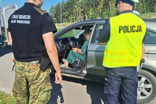 Zatrzymali Hondę i się zaczęło. Syryjczycy nielegalnie przekroczyli granicę z Litwą