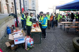 Strajk rolników w centrum Katowic ZDJĘCIA
