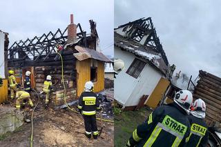 Tragiczny pożar domu jednorodzinnego. 48-latek nie zdążył uciec przed płomieniami