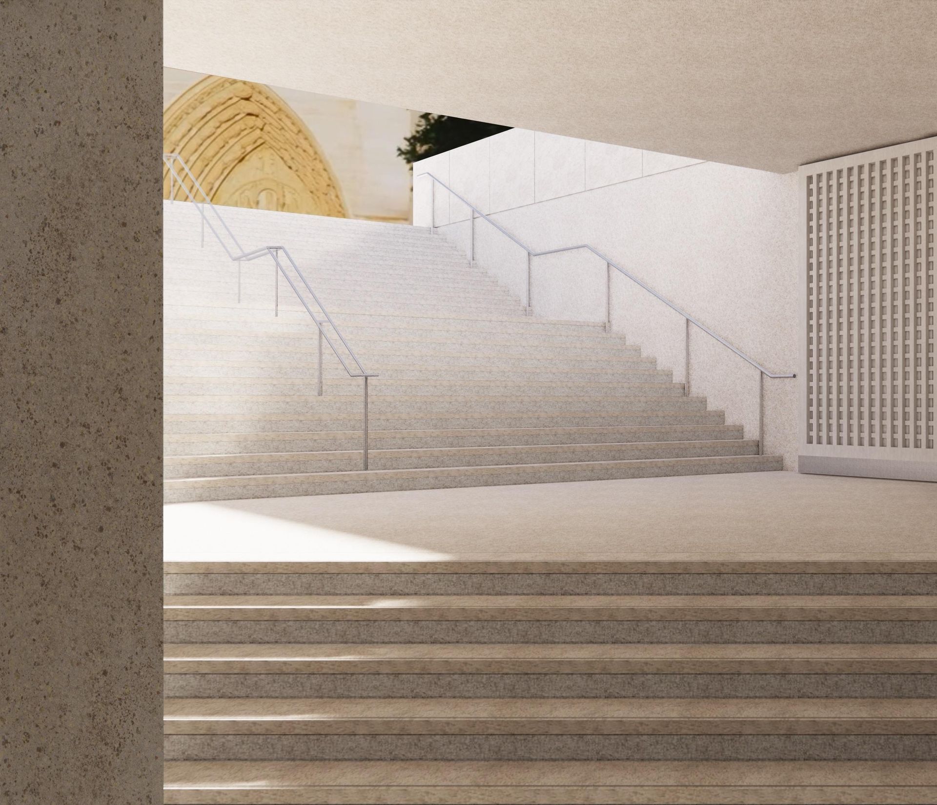 Projekt zagospodarowania przestrzeni Notre Dame po odbudowie