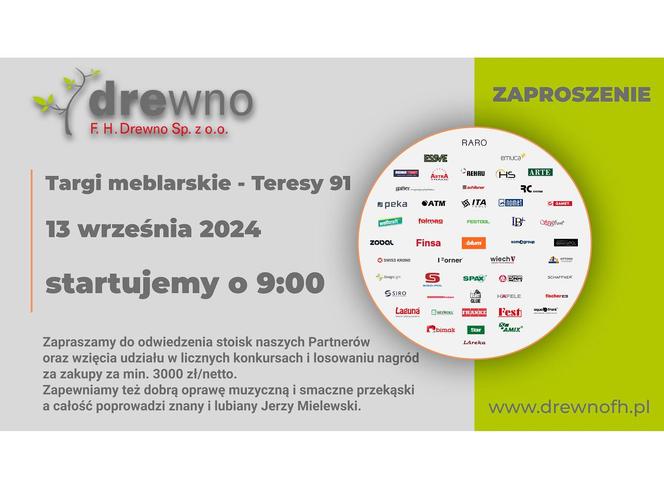 Drewno zaproszenie