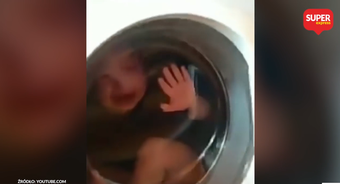 Zamknęli dziecko w pralce i nagrali wideo. Straszny płacz nie psuł im bestialskiej zabawy