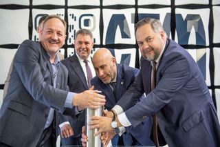 Uroczystość wmurowania kapsuły pod budowę Centrum Elektroniki Militarnej