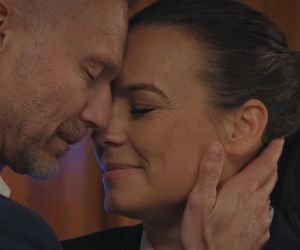 M jak miłość odc. 1872. Magda (Anna Mucha), Andrzej Budzyński (Krystian Wieczorek)