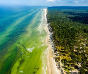 Plaża w Lubiatowie.