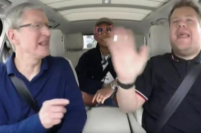 Tim Cook z Apple w Carpool Karaoke